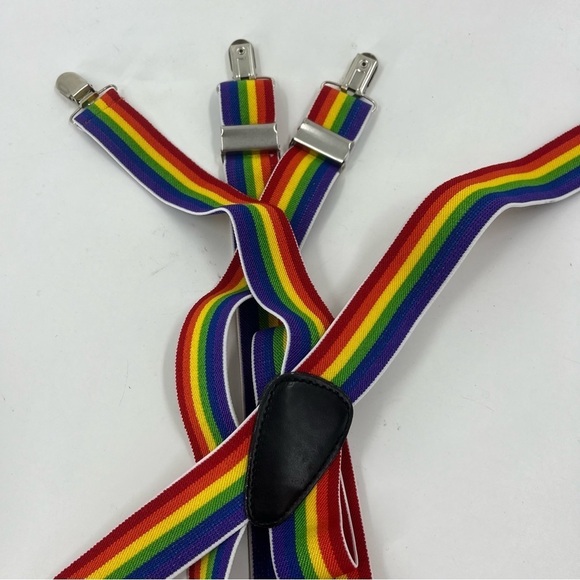 Unbranded Rainbow Suspenders - Picture 2 of 6